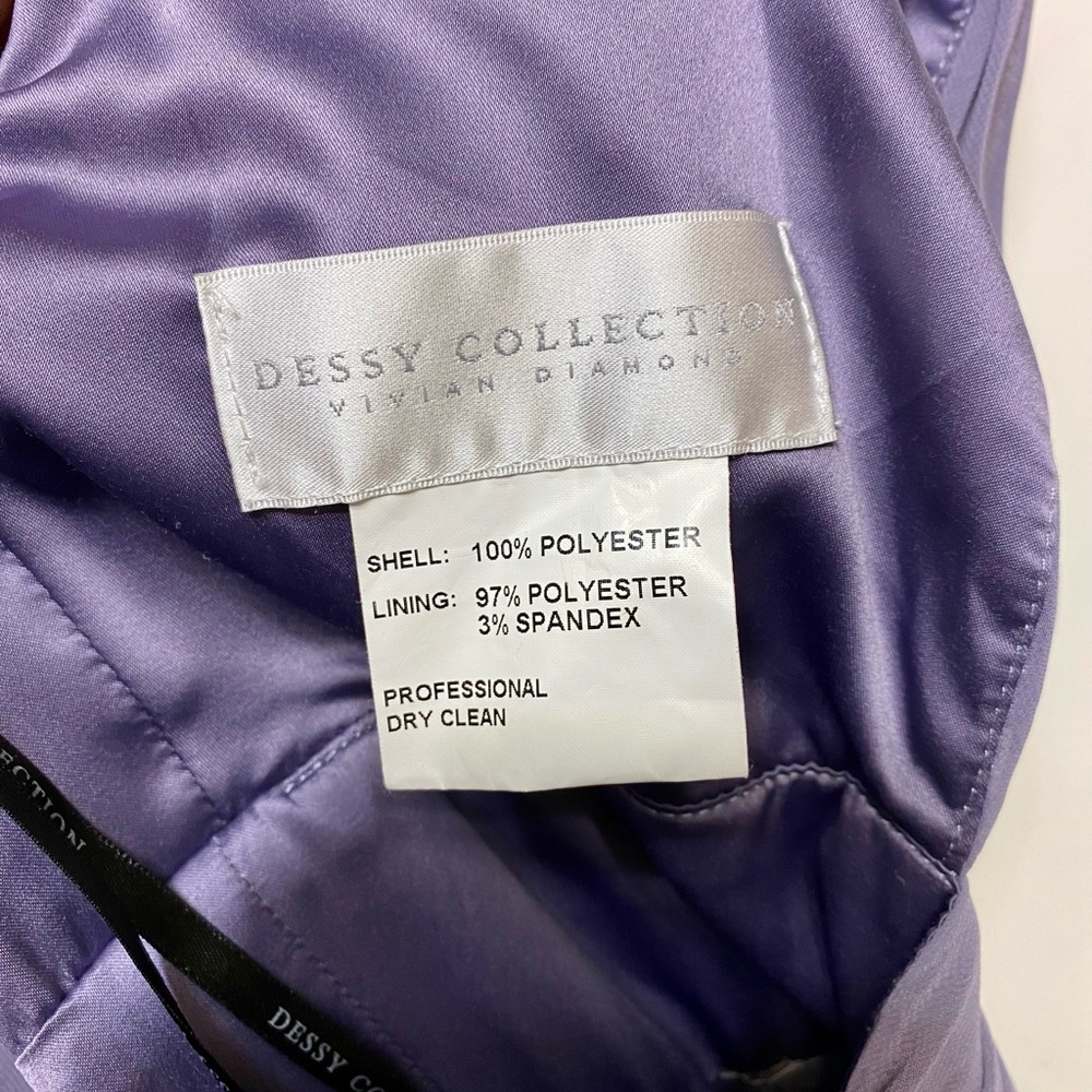 Dessy Collection Vivian Diamond Bridesmaid dress size 8 - Picture 7 of 7